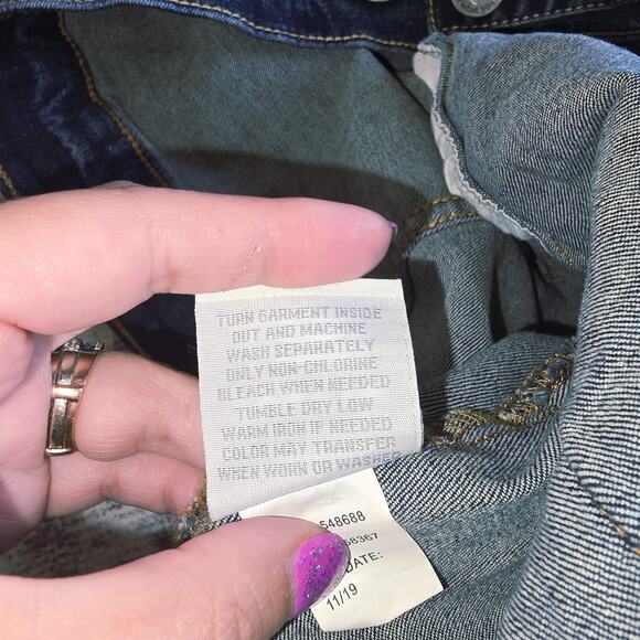 Torrid Denim Jean Jacket Womens Plus Size 3X Blue Button Up Stretch Classic Boho - Picture 5 of 12